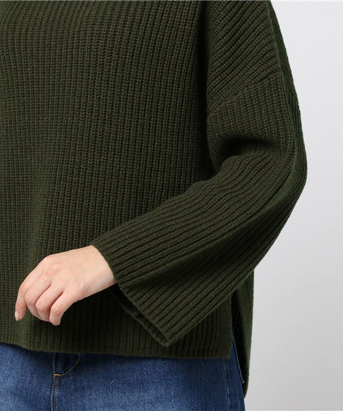 URBAN RESEARCH(アーバンリサーチ)の「UR ボトルネックニット(ニット/セーター・レディース・オフホワイト/カーキ/ベージュ・FREE)」の22枚目の写真