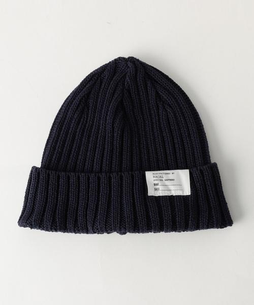 RACAL(ラカル)の「<Racal> STANDARDKNITCAP/ニットキャップ ◆(ニットキャップ/ビーニー・メンズ・ライトピンク/ネイビー/ブラック/グレー/ベージュ・FREE)」の1枚目の写真