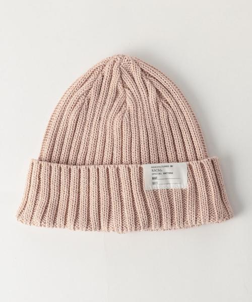 RACAL(ラカル)の「<Racal> STANDARDKNITCAP/ニットキャップ ◆(ニットキャップ/ビーニー・メンズ・ライトピンク/ネイビー/ブラック/グレー/ベージュ・FREE)」の5枚目の写真