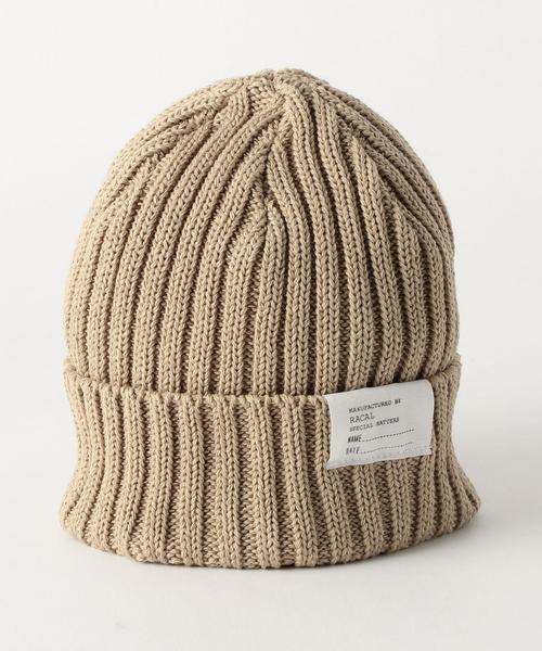 RACAL(ラカル)の「<Racal> STANDARDKNITCAP/ニットキャップ ◆(ニットキャップ/ビーニー・メンズ・ライトピンク/ネイビー/ブラック/グレー/ベージュ・FREE)」の8枚目の写真