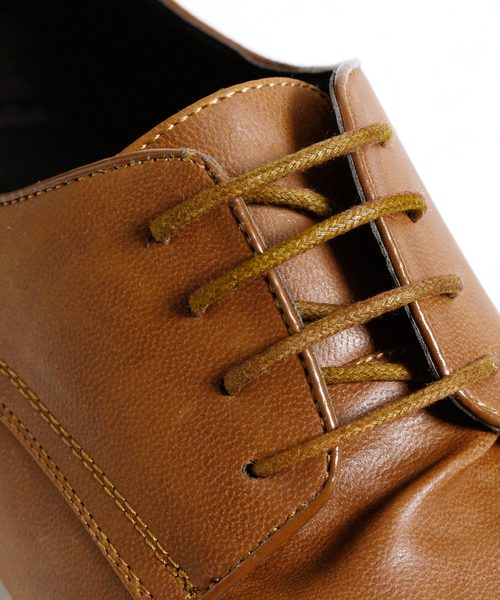 MONO-MART（モノマート）の「PVCレザープレーントゥドレスシューズ/バブーシュブーツ(MONO-MART)（ドレスシューズ・メンズ・ブラウン/ダークブラウン/キャメル/チャコールグレー/ブラック・M/L）」の10枚目の写真