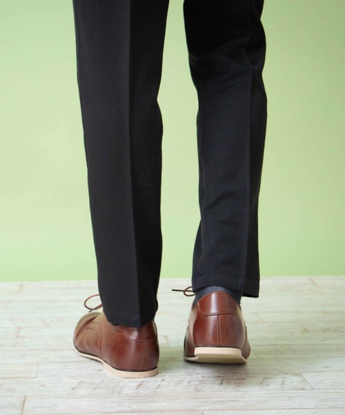 MONO-MART（モノマート）の「PVCレザープレーントゥドレスシューズ/バブーシュブーツ(MONO-MART)（ドレスシューズ・メンズ・ブラウン/ダークブラウン/キャメル/チャコールグレー/ブラック・M/L）」の18枚目の写真