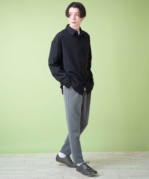 MONO-MART（モノマート）の「PVCレザープレーントゥドレスシューズ/バブーシュブーツ(MONO-MART)（ドレスシューズ・メンズ・ブラウン/ダークブラウン/キャメル/チャコールグレー/ブラック・M/L）」の16枚目の写真