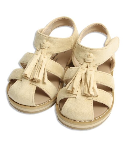 Ampersand（アンパサンド）の「ベビータッセル付きサンダル（サンダル・キッズ・オフホワイト/ブラック/ブラウン・13.5/15 /13/14/14.5）」の2枚目の写真