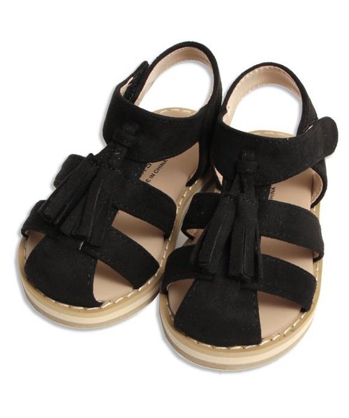 Ampersand（アンパサンド）の「ベビータッセル付きサンダル（サンダル・キッズ・オフホワイト/ブラック/ブラウン・13.5/15 /13/14/14.5）」の3枚目の写真