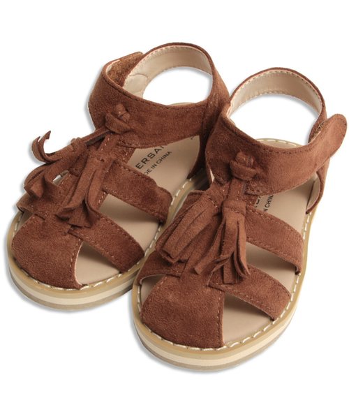 Ampersand（アンパサンド）の「ベビータッセル付きサンダル（サンダル・キッズ・オフホワイト/ブラック/ブラウン・13.5/15 /13/14/14.5）」の4枚目の写真