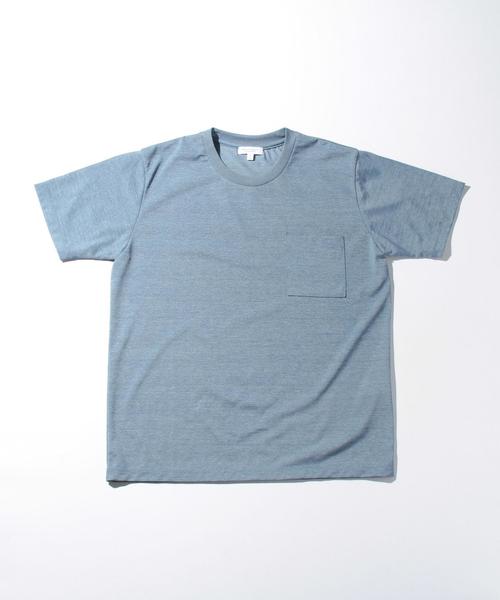 BEAUTY&YOUTH UNITED ARROWS(ビューティーアンドユースユナイテッドアローズ)の「BY ニュークイック Tシャツ -MADE IN JAPAN- ◆(Tシャツ/カットソー・メンズ・ライトブルー/グレー/ネイビー・X-LARGE/LARGE/MEDIUM/SMALL)」の4枚目の写真