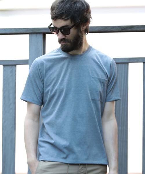 BEAUTY&YOUTH UNITED ARROWS(ビューティーアンドユースユナイテッドアローズ)の「BY ニュークイック Tシャツ -MADE IN JAPAN- ◆(Tシャツ/カットソー・メンズ・ライトブルー/グレー/ネイビー・X-LARGE/LARGE/MEDIUM/SMALL)」の6枚目の写真