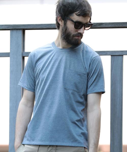 BEAUTY&YOUTH UNITED ARROWS(ビューティーアンドユースユナイテッドアローズ)の「BY ニュークイック Tシャツ -MADE IN JAPAN- ◆(Tシャツ/カットソー・メンズ・ライトブルー/グレー/ネイビー・X-LARGE/LARGE/MEDIUM/SMALL)」の7枚目の写真