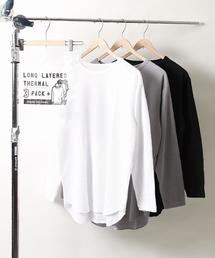 coen | 【WEB限定】(3色セット)ロングラウンドサーマルカットソー(Tシャツ/カットソー)