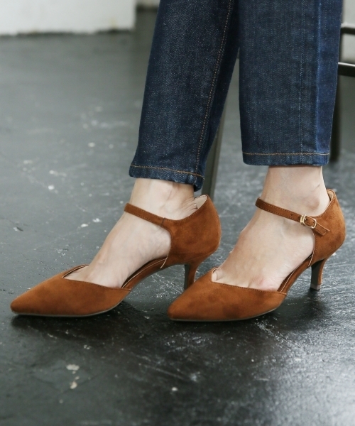 A part by（アパートバイ）の「セパレートパンプス　767089（パンプス・レディース・ブラック/ベージュ/パープル/ダークグリーン/ブラウン/レッド・MEDIUM/LARGE/X-LARGE/39）」の3枚目の写真