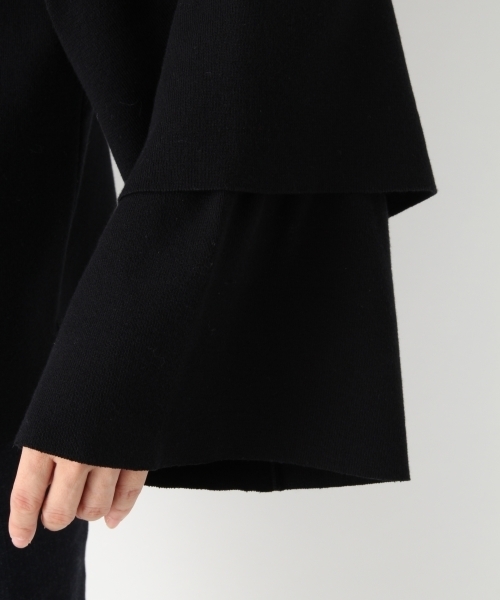 A part by（アパートバイ）の「12GCソデフリルクルーネックニットLS　764426 （ニット/セーター・レディース・オレンジ/ブラック/ホワイト/グレー/オレンジ系その他・FREE）」の21枚目の写真