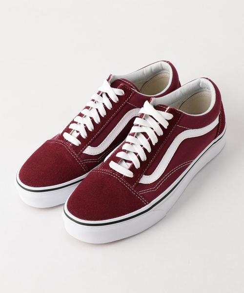 VANS（バンズ）の「＜VANS（バンズ）＞OLD SKOOL オールドスクールスニーカー（スニーカー・レディース・レッド・6h/5/4h/5h/6）」の2枚目の写真