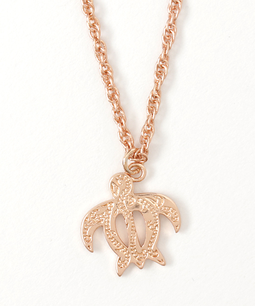 Kahiko（カヒコ）の「【Kahiko】ハワイアンホヌネックレス（ネックレス・レディース・ゴールド/ピンクゴールド/シルバー・FREE）」の3枚目の写真