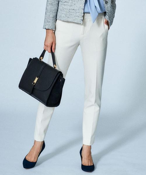 green label relaxing（グリーンレーベルリラクシング）の「[手洗い可能] ◆CR 2WAY キモウ パンツ ◆（その他パンツ・レディース・ライトグレー/ブラック/ネイビー/オフホワイト・44/46/40/38/42/36/34）」の2枚目の写真