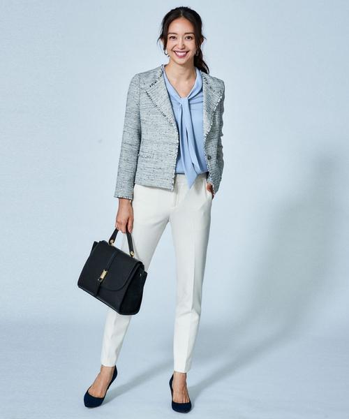 green label relaxing（グリーンレーベルリラクシング）の「[手洗い可能] ◆CR 2WAY キモウ パンツ ◆（その他パンツ・レディース・ライトグレー/ブラック/ネイビー/オフホワイト・44/46/40/38/42/36/34）」の12枚目の写真