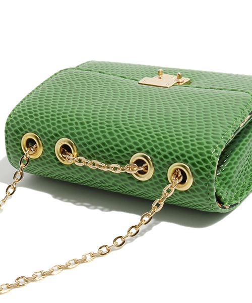 CROON A SONG（クルーンアソング）の「カラーミニポシェット（ショルダーバッグ・レディース・グリーン/ブルー/ピンク・FREE）」の8枚目の写真