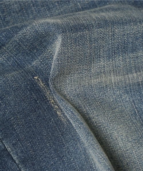 WEGO（ウィゴー）の「DISPARK/折り返しスキニーデニム（デニムパンツ・レディース・インディゴブルー/ダークインディゴブルー/ブラック・LARGE/MEDIUM）」の11枚目の写真