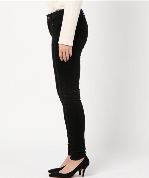 earth music&ecology（アースミュージックアンドエコロジー）の「コーデュロイスキスキスキニー（その他パンツ・レディース・チャコールグレー/ベージュ/ブラック/カーキ/ネイビー/キャメル・L/M/S/XXS/XS）」の13枚目の写真