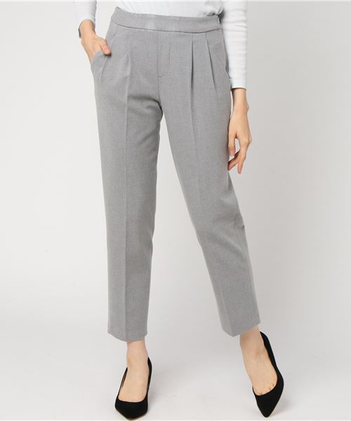 RIVE DROITE（リヴドロワ）の「両面起毛テーパードパンツ（その他パンツ・レディース・グレー/ベージュ/ネイビー・36/38）」の2枚目の写真