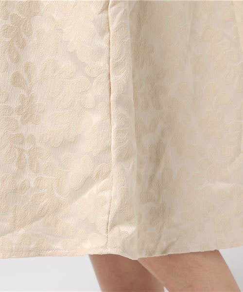 merlot plus（メルロープリュス）の「フラワージャガードノースリワンピース7243（ワンピース・レディース・ブラック/ネイビー/ベージュ・FREE）」の9枚目の写真