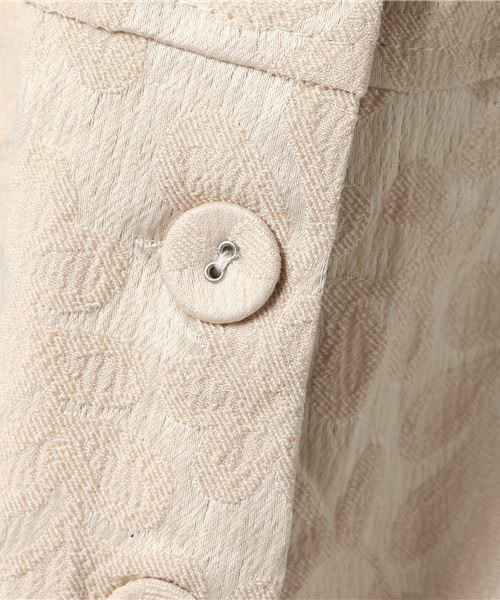 merlot plus（メルロープリュス）の「フラワージャガードノースリワンピース7243（ワンピース・レディース・ブラック/ネイビー/ベージュ・FREE）」の10枚目の写真