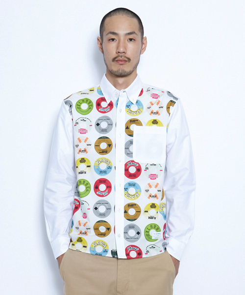 XLARGE（エクストララージ）の「7inch LABEL PRINT SHIRT（シャツ/ブラウス・メンズ・ホワイト/ブラック/ライトブルー/A/B/C・SMALL/MEDIUM/LARGE/X-LARGE）」の4枚目の写真