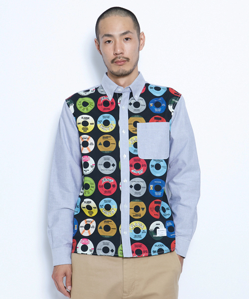 XLARGE（エクストララージ）の「7inch LABEL PRINT SHIRT（シャツ/ブラウス・メンズ・ホワイト/ブラック/ライトブルー/A/B/C・SMALL/MEDIUM/LARGE/X-LARGE）」の5枚目の写真