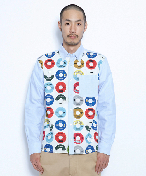 XLARGE（エクストララージ）の「7inch LABEL PRINT SHIRT（シャツ/ブラウス・メンズ・ホワイト/ブラック/ライトブルー/A/B/C・SMALL/MEDIUM/LARGE/X-LARGE）」の6枚目の写真