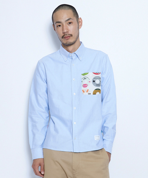 XLARGE（エクストララージ）の「7inch LABEL PRINT SHIRT（シャツ/ブラウス・メンズ・ホワイト/ブラック/ライトブルー/A/B/C・SMALL/MEDIUM/LARGE/X-LARGE）」の3枚目の写真