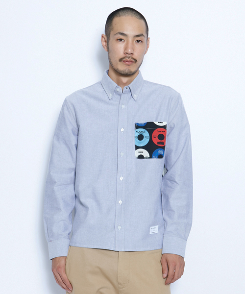 XLARGE（エクストララージ）の「7inch LABEL PRINT SHIRT（シャツ/ブラウス・メンズ・ホワイト/ブラック/ライトブルー/A/B/C・SMALL/MEDIUM/LARGE/X-LARGE）」の2枚目の写真