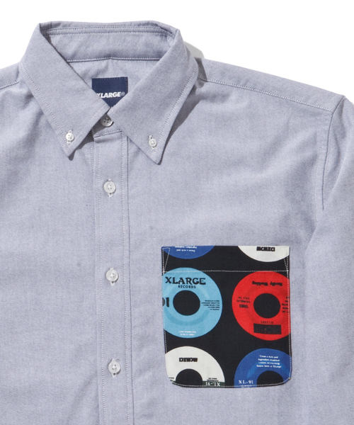 XLARGE（エクストララージ）の「7inch LABEL PRINT SHIRT（シャツ/ブラウス・メンズ・ホワイト/ブラック/ライトブルー/A/B/C・SMALL/MEDIUM/LARGE/X-LARGE）」の11枚目の写真