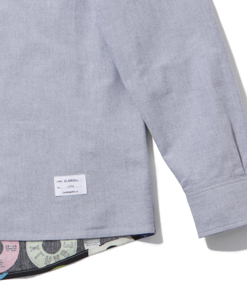 XLARGE（エクストララージ）の「7inch LABEL PRINT SHIRT（シャツ/ブラウス・メンズ・ホワイト/ブラック/ライトブルー/A/B/C・SMALL/MEDIUM/LARGE/X-LARGE）」の12枚目の写真