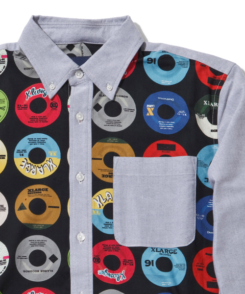 XLARGE（エクストララージ）の「7inch LABEL PRINT SHIRT（シャツ/ブラウス・メンズ・ホワイト/ブラック/ライトブルー/A/B/C・SMALL/MEDIUM/LARGE/X-LARGE）」の13枚目の写真