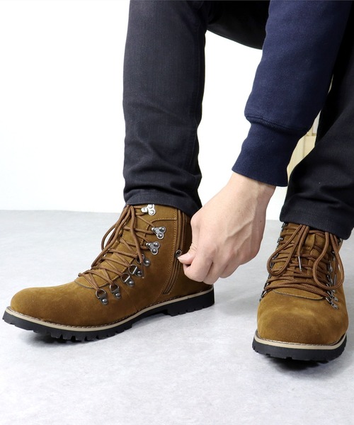 AAA（トリプルエー）の「AAA+ / カジュアルマウンテンブーツ(2352)（ブーツ・メンズ・ベージュ系その他/キャメル/ワイン/ブラウン/ブラック系その他/ブラウン系その他/ブラック/グレー/ネイビー/ダークブラウン/ブラウン系その他2/ブラック系その他2/イエロー系その他・40/41/42/43/44）」の8枚目の写真
