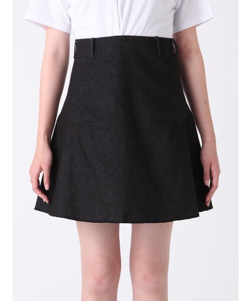 EMODA（エモダ）の「カーブパネルミニスカート（スカート・レディース・ブラック/オレンジ/その他・SMALL/MEDIUM）」の2枚目の写真