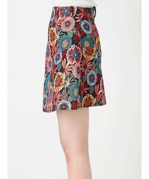 EMODA（エモダ）の「カーブパネルミニスカート（スカート・レディース・ブラック/オレンジ/その他・SMALL/MEDIUM）」の9枚目の写真