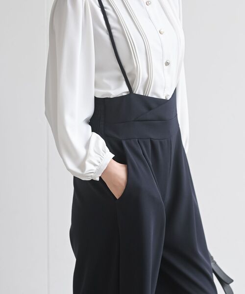 rps(アールピーエス)の「ペアスキンハイウエストサロペット(サロペット/オーバーオール・レディース・ネイビー/ブラック/グレイッシュベージュ/モカ・M/フリー)」の13枚目の写真