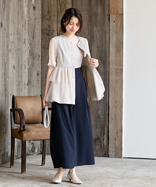 rps(アールピーエス)の「ペアスキンハイウエストサロペット(サロペット/オーバーオール・レディース・ネイビー/ブラック/グレイッシュベージュ/モカ・M/フリー)」の7枚目の写真