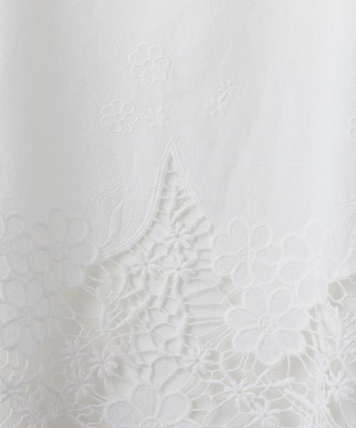 coen(コーエン)の「裾レースコンビボートネックTシャツ(ブラック→WEB限定カラー)(Tシャツ/カットソー・レディース・ブラック/ネイビー/カーキ/ホワイト・FREE)」の19枚目の写真