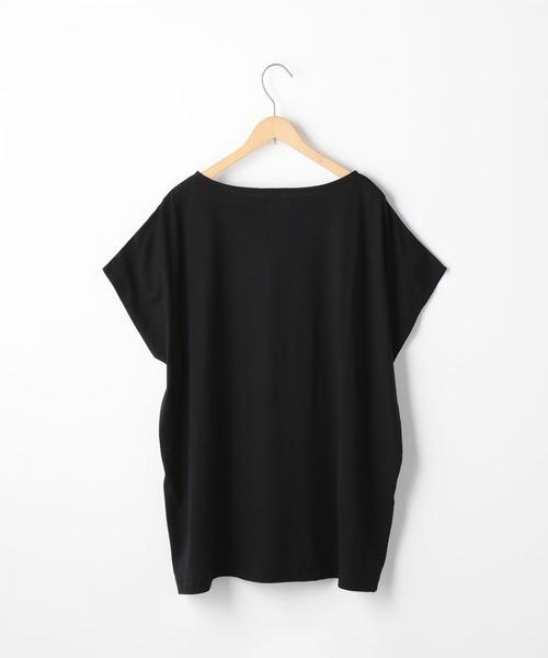 coen(コーエン)の「裾レースコンビボートネックTシャツ(ブラック→WEB限定カラー)(Tシャツ/カットソー・レディース・ブラック/ネイビー/カーキ/ホワイト・FREE)」の17枚目の写真