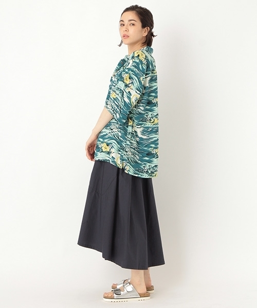 niko and...(ニコアンド)の「コットンビックポケットフレアスカート(スカート・レディース・ブラック/ベージュ/ネイビー/グリーン・4/3)」の8枚目の写真