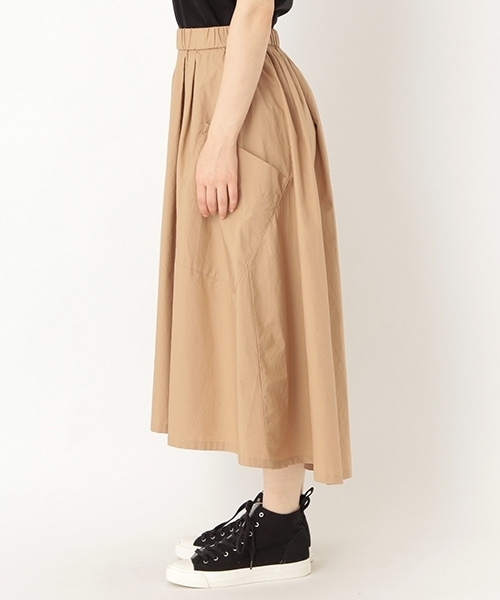 niko and...(ニコアンド)の「コットンビックポケットフレアスカート(スカート・レディース・ブラック/ベージュ/ネイビー/グリーン・4/3)」の10枚目の写真