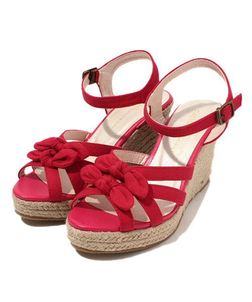 earth music&ecology（アースミュージックアンドエコロジー）の「リボンジュートサンダル（サンダル・レディース・イエロー/ブルー/レッド/ブラック・SMALL/MEDIUM/LARGE）」の4枚目の写真