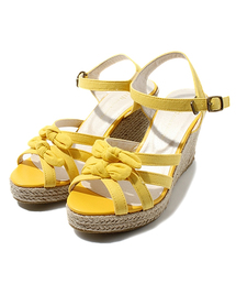 リボンジュートサンダル