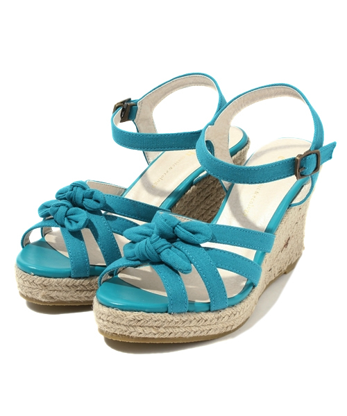 earth music&ecology（アースミュージックアンドエコロジー）の「リボンジュートサンダル（サンダル・レディース・イエロー/ブルー/レッド/ブラック・SMALL/MEDIUM/LARGE）」の3枚目の写真