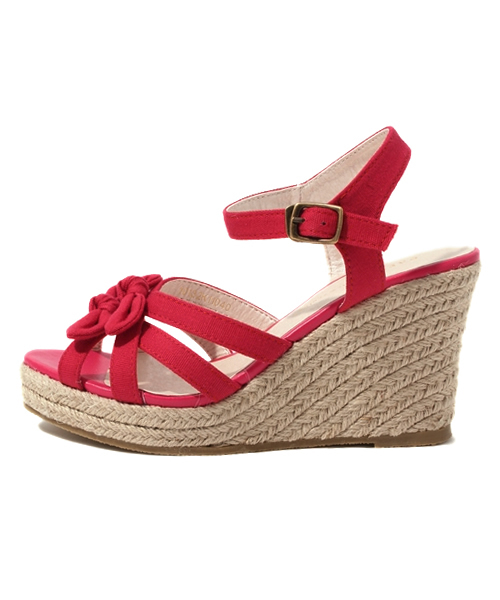 earth music&ecology（アースミュージックアンドエコロジー）の「リボンジュートサンダル（サンダル・レディース・イエロー/ブルー/レッド/ブラック・SMALL/MEDIUM/LARGE）」の5枚目の写真