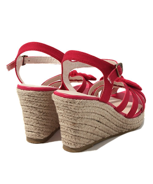 earth music&ecology（アースミュージックアンドエコロジー）の「リボンジュートサンダル（サンダル・レディース・イエロー/ブルー/レッド/ブラック・SMALL/MEDIUM/LARGE）」の7枚目の写真