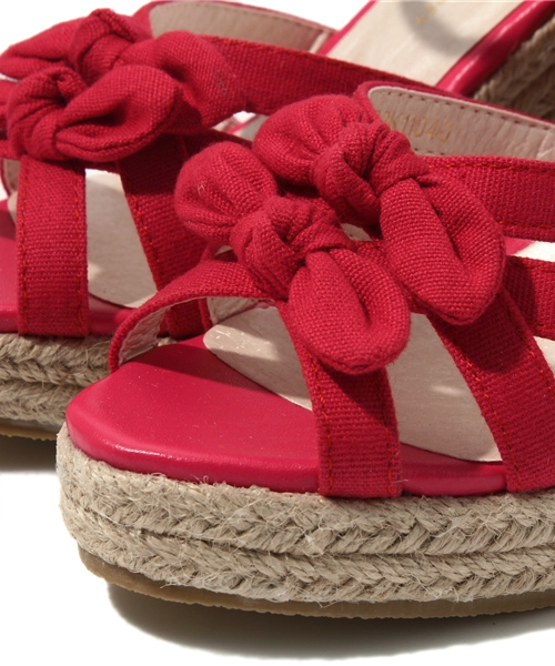 earth music&ecology（アースミュージックアンドエコロジー）の「リボンジュートサンダル（サンダル・レディース・イエロー/ブルー/レッド/ブラック・SMALL/MEDIUM/LARGE）」の9枚目の写真