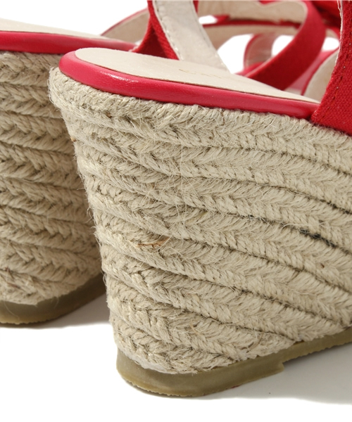 earth music&ecology（アースミュージックアンドエコロジー）の「リボンジュートサンダル（サンダル・レディース・イエロー/ブルー/レッド/ブラック・SMALL/MEDIUM/LARGE）」の11枚目の写真